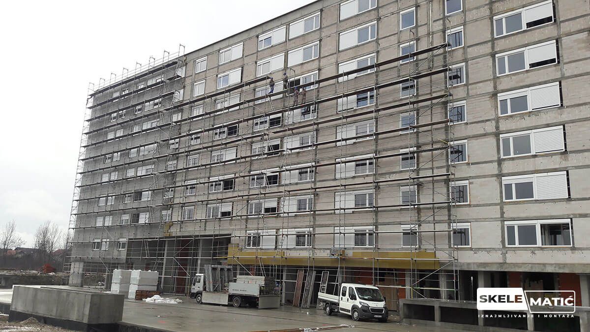 Montaža skela - Iznajmljivanje i montaža skele Matić