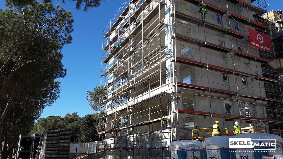 Montaža skela - Iznajmljivanje i montaža skele Matić